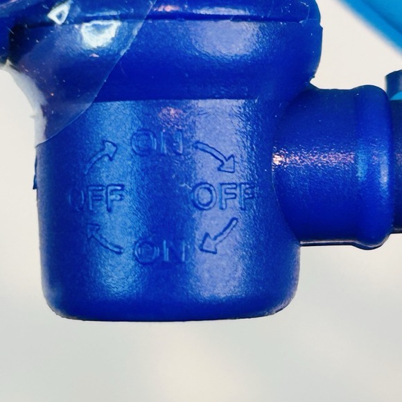Hydration Pack Replacement Bite Valve Nozzle w/Tube Blue On/Off for Camelback - Picture 5 of 6